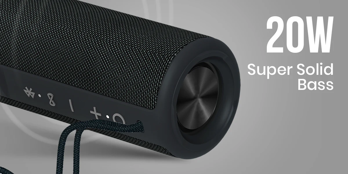 Portronics Breeze Plus 20W Bluetooth 5.3 Portable Stereo Speaker with TWS