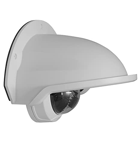 CCTV Camera Shade/Cap - Protect CCTV Cameras from Rain,Sun,Weather and Birds (White)