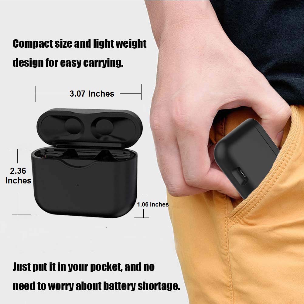 Sony Buds Replacement Charging Case , Wireless Charging Case Support Bluetooth Pairing, Wireless (Earbuds Not Included)