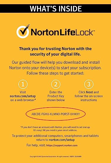 Norton Antivirus Basic – 1 Device – 12 months – (Activation Key Card)