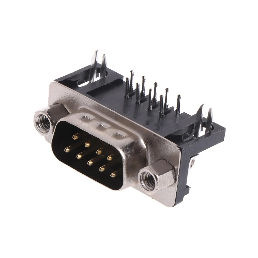 D-Subminiature Connector – Right Angle PCB Mount for Reliable and Compact Signal Connections