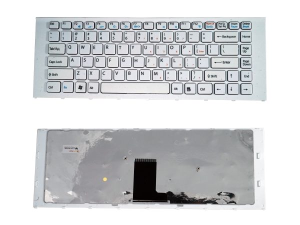 Laptop Keyboard Compatible for Sony Vaio VPC EA VPCEA VPC EA Series White