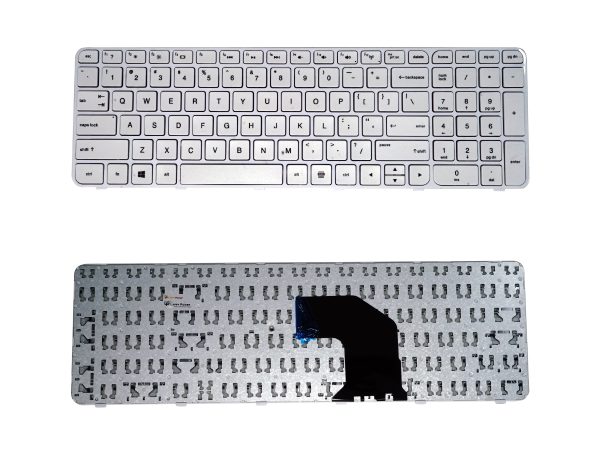 Laptop Keyboard Compatible for HP Pavilion G6-2000 G6-2100 G6-2300 G6-2332TX Series (White)