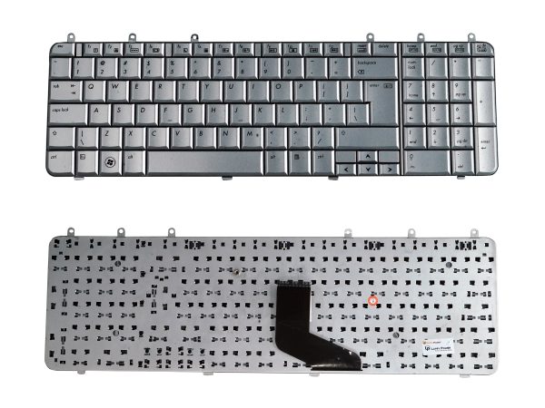 Laptop Keyboard Compatible for HP Pavilion DV7 DV7T DV7Z DV7-1000 DV7-1001TX DV7-1100 DV7-1200 DV7-1500 Series (Silver)