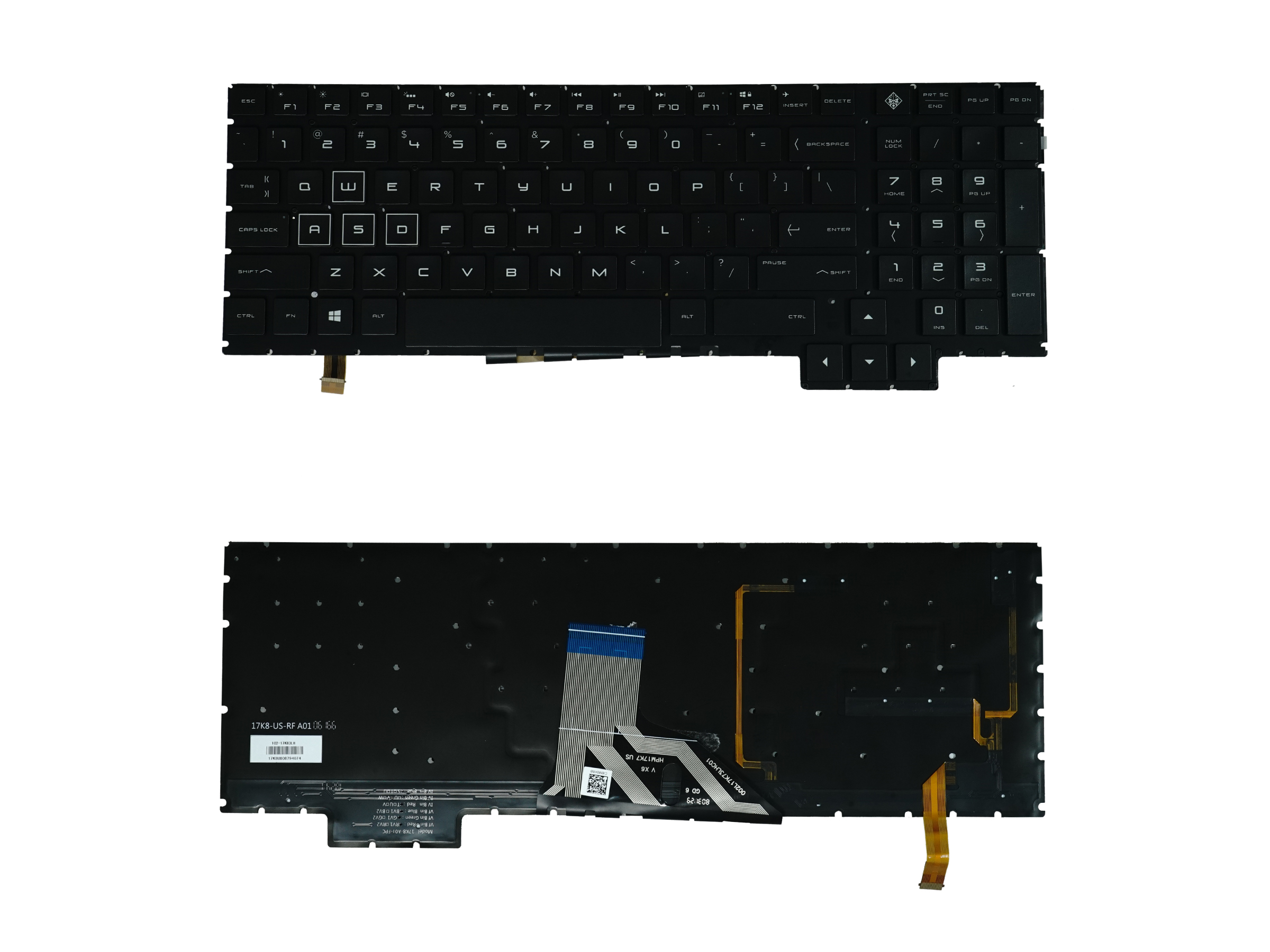 Laptop Keyboard For HP Pavilion 15-CE Series (with backlit)