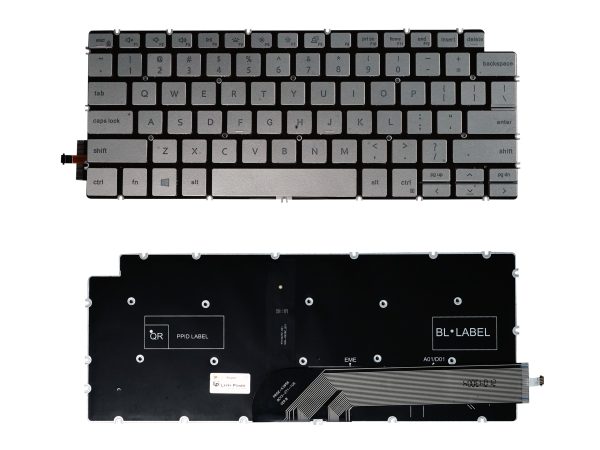 Laptop Keyboard Compatible For Dell Inspiron 14-7490/7491/3410-Series(With Silver Backlit)