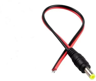 DC Power Cable (Pin Size 2.1mm*5.5mm) 1 Mtr