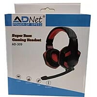 Super Bass Gaming Headphone Heasdset AD-309 (Black) Super Bass Gaming Headphone Heasdset AD-309 (Black)