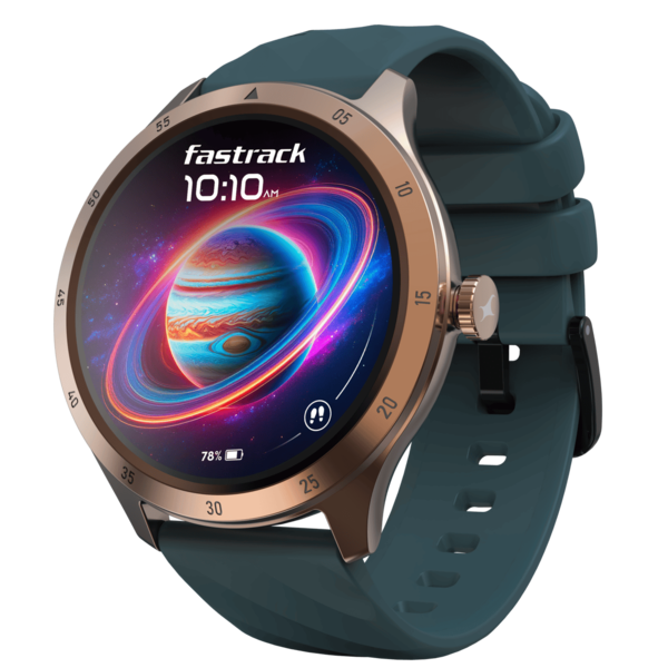 Fastrack Jupitor R2 Smart Watch, 1.38” (3.50 cm)TFT Display, 240 * 240 Pixel Resolution, SingleSync BT Calling, AI Voice Assistant, 100+ Sports Modes & Smartwatch Faces,Upto 5 Day Battery, IP68 (Beige