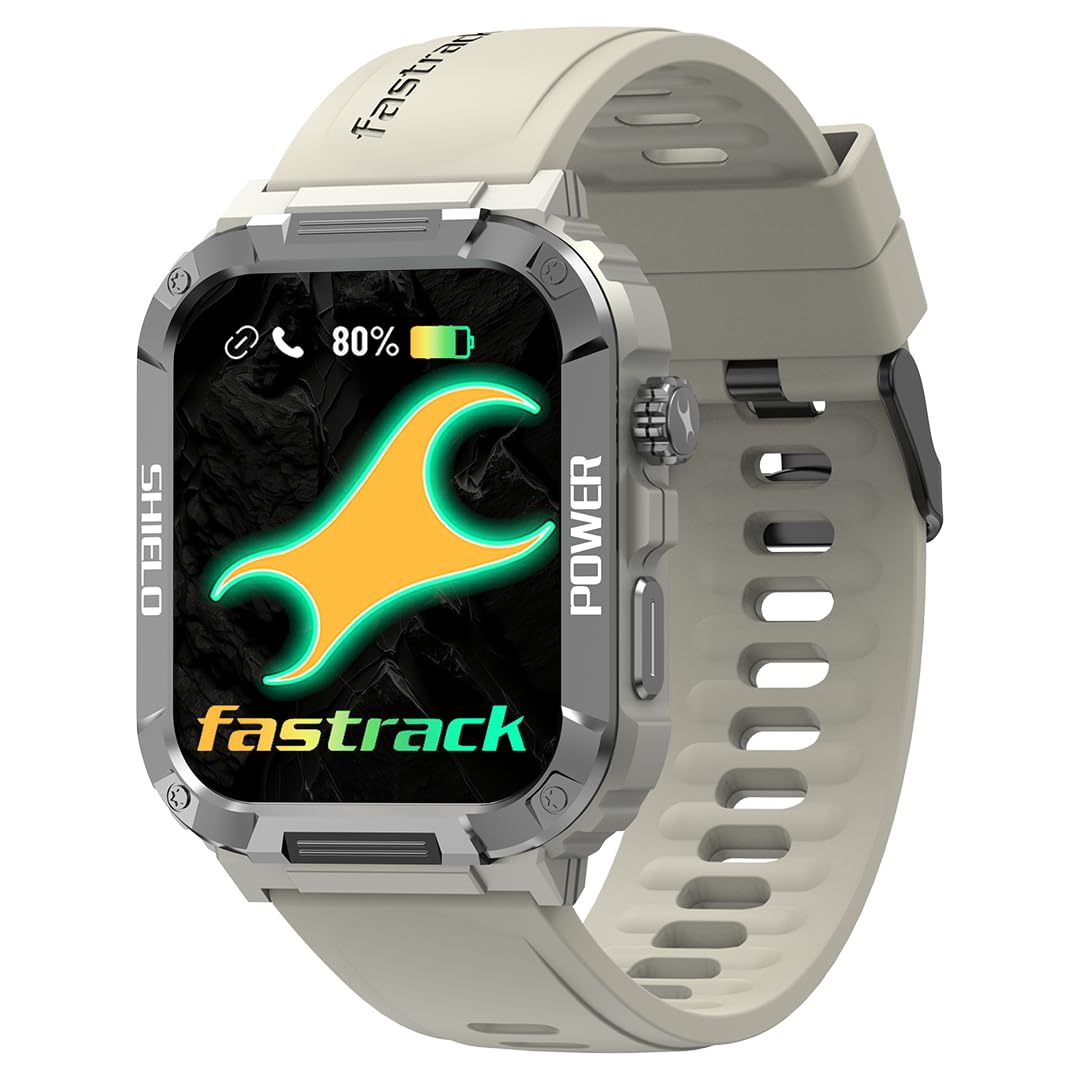 Fastrack Limitless Valor Rugged Smartwatch (4.85cm) 1.91" UltraVU Display, BT Calling, 100+ Sports Modes