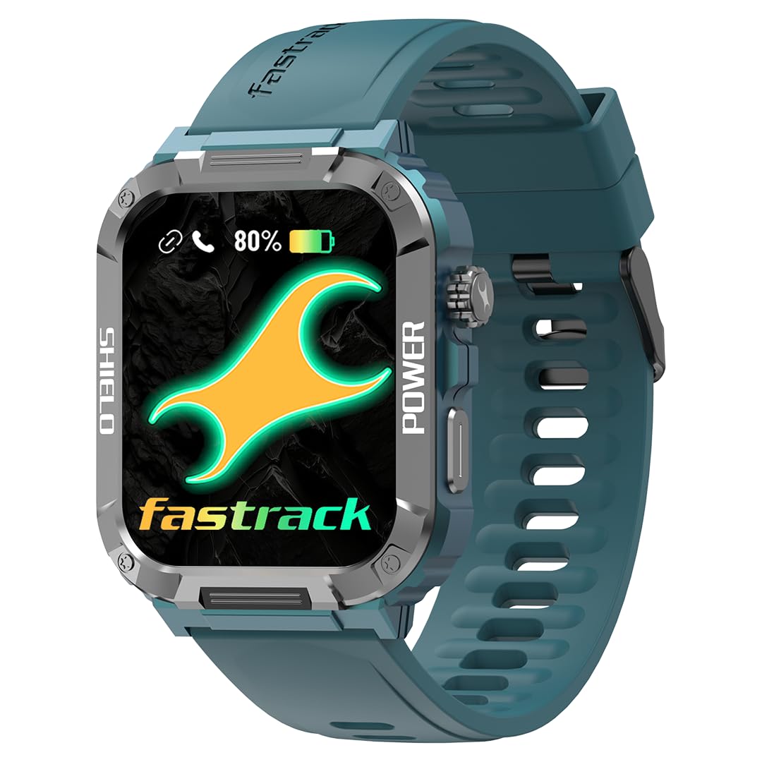 Fastrack Limitless Valor Rugged Smartwatch (4.85cm) 1.91" UltraVU Display, BT Calling, 100+ Sports Modes