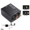 Digital to Analog Audio Converter SPDIF Optical Coax to Analog RCA 2.1 Stereo Audio Converter Adapter