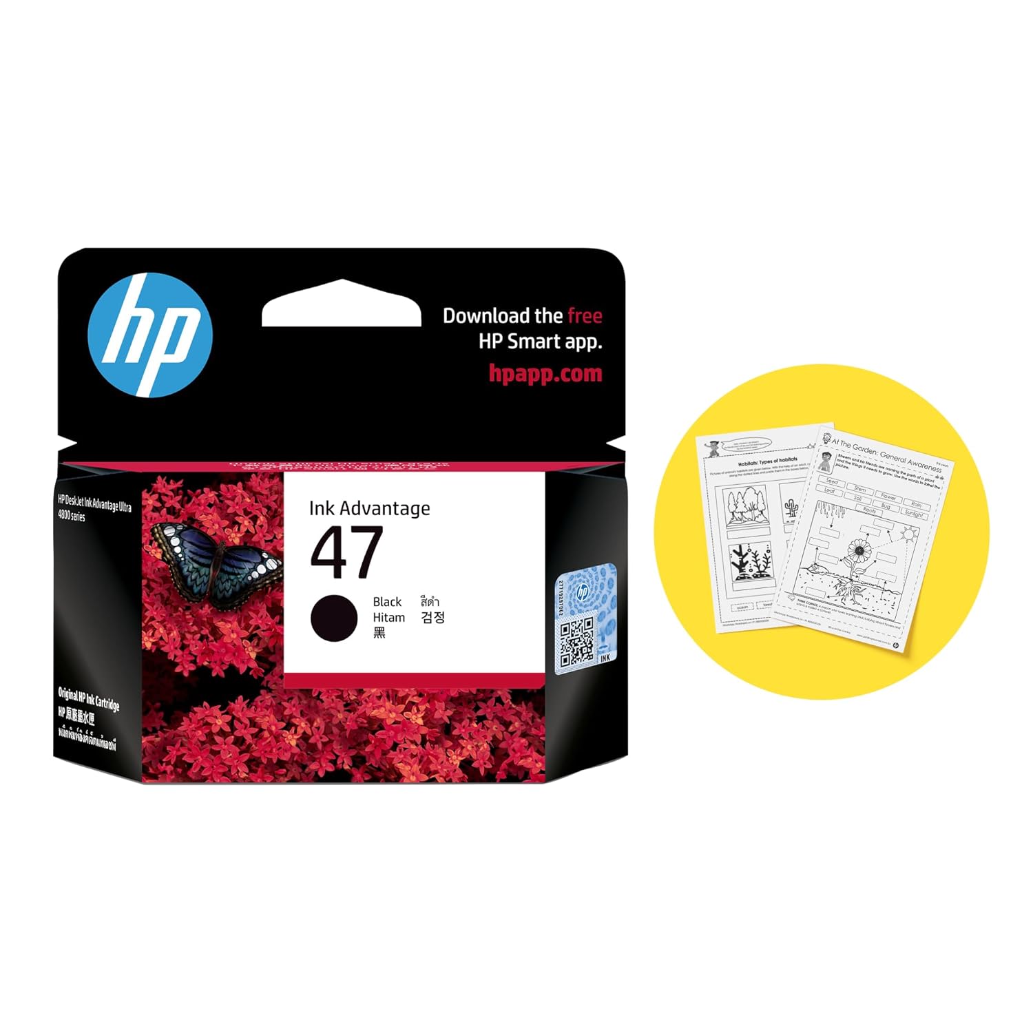 HP 47 Original Cartridge For HP DeskJet Ink Advantage Ultra 4826 Printers