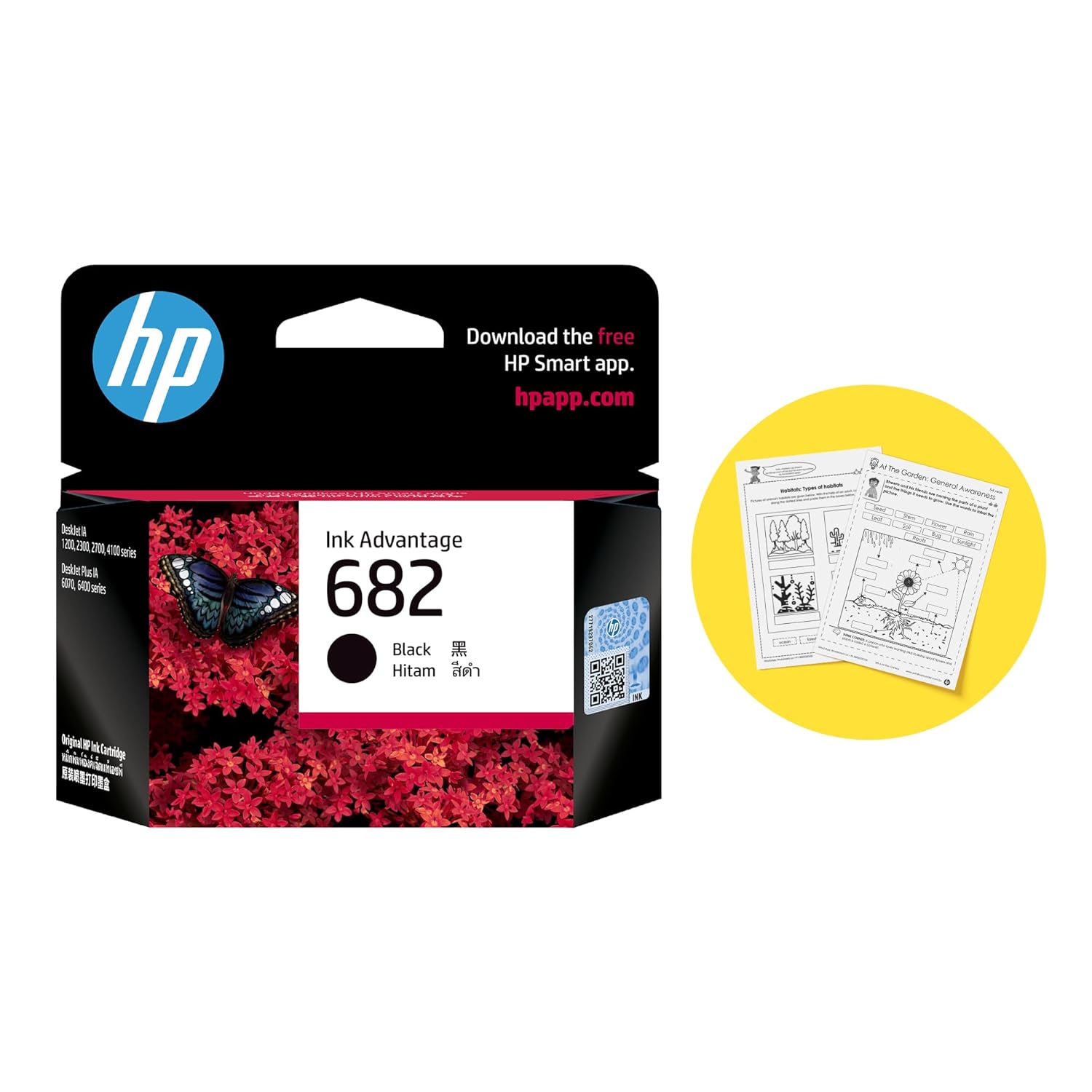 HP 682 Original Ink Advantage Cartridge For HP Desk Jet Plus IA 6475 AIO Printer