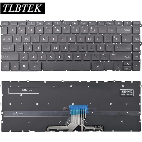 LAPTOP KEYBOARD COMPATIBLE FOR HP ENVY14 1000-Series (WITH BACKLIGHT)