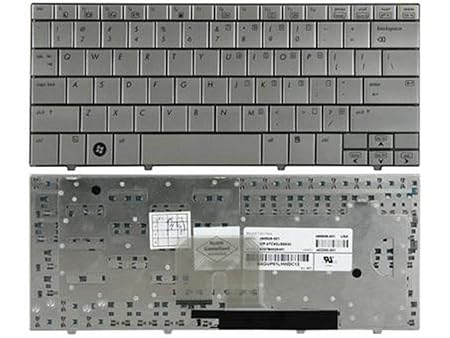 Laptop Keyboard Commpatible for HP Mini 2133 Mini 2140 Series Silver