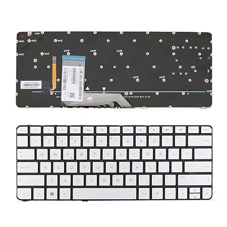 Laptop Keyboard HP Spectre X360 13T-4000 13T-4100 13T-4200 Backlit Silver