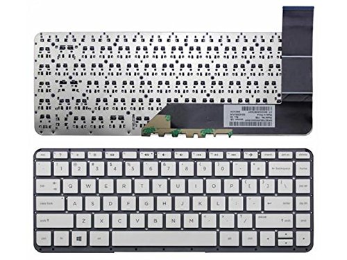 Laptop Keyboard Compatible For HP Stream 13-C 13-C000 13-C002DX 13-C010CA 13-C010NR 13-C077NR (White)