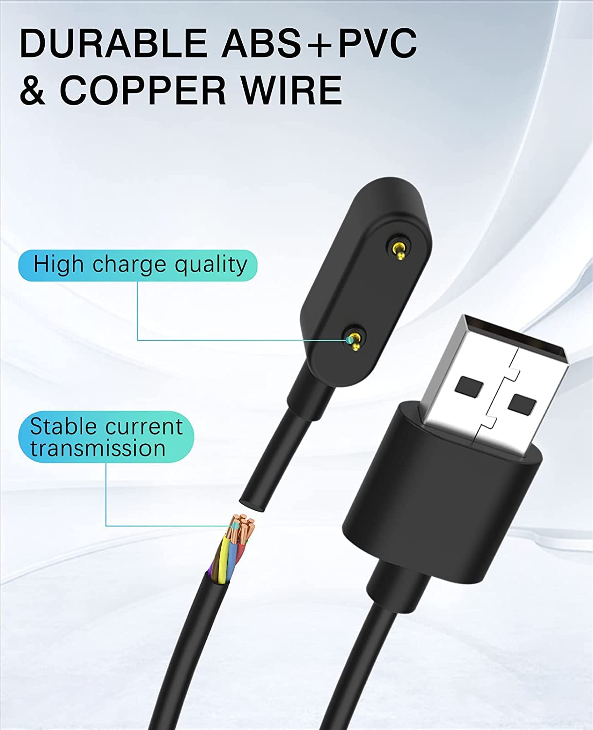 Magnetic USB Charging Cable for Honor Band 6 / Huawei Band 6 / Honor Watch ES / Huawei 4X