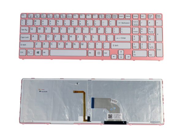 Laptop Keyboard for Sony VAIO SVE15 SVE 15 Series (with Backlight Black/White Color)