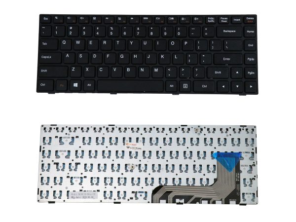 Laptop Keyboard Compatible for Lenovo Ideapad 100-14 (Side Cable)