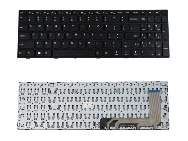 Laptop Keyboard for Lenovo IdeaPad 110-15 110-15IBR 110-15AST (Side Cable)