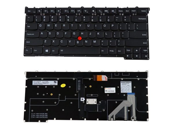 Laptop Keyboard Compatible for Lenovo Thinkpad Carbon X1 Gen 3 3rd 2015 Series