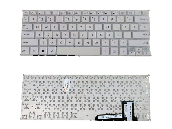 Laptop Keyboard Compatible for ASUS X201 / X202E / X201E / X202 White