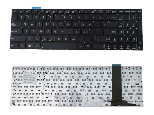 Laptop Keyboard Compatible for Asus N56 / N550J BLACK