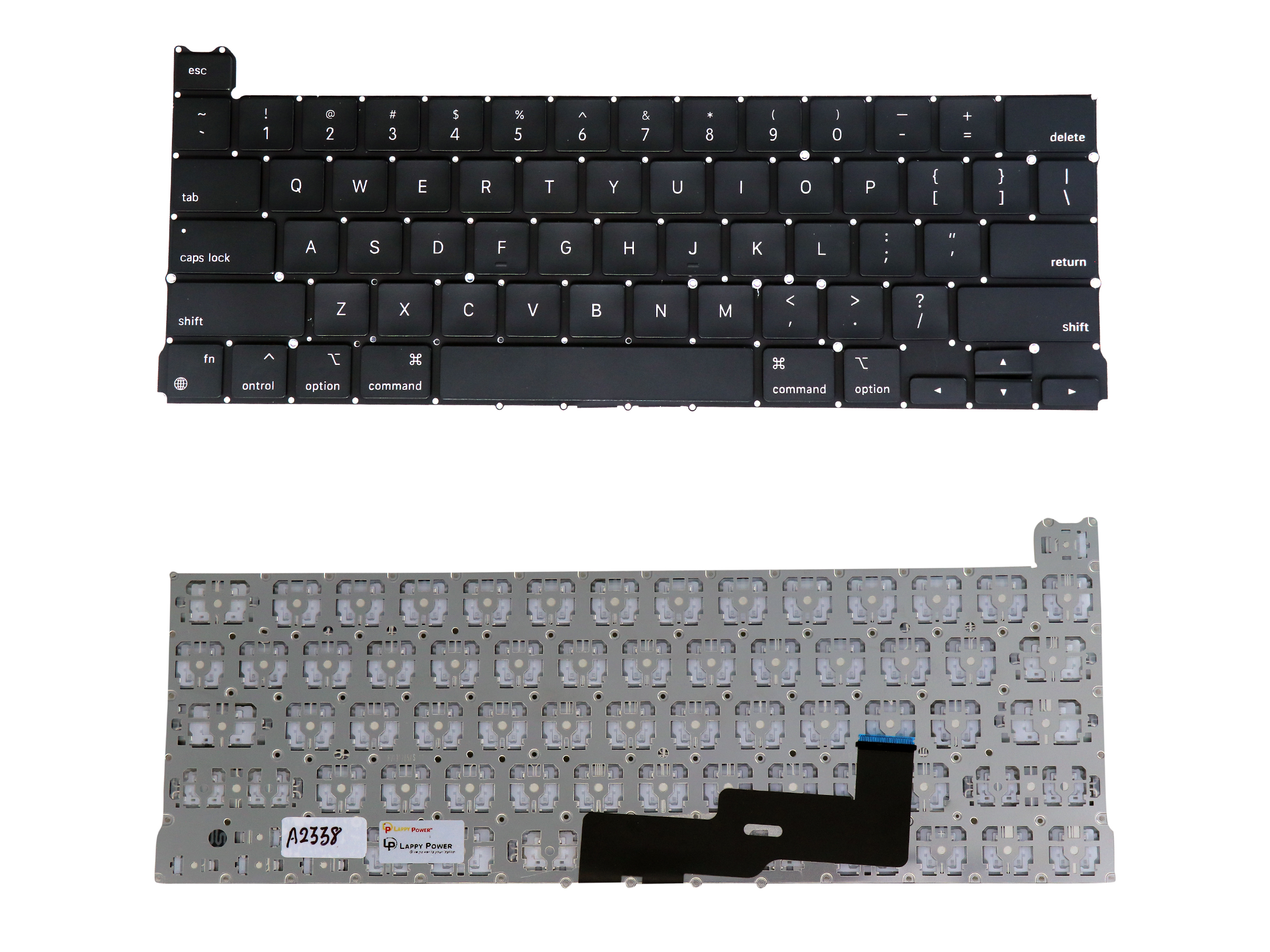 Replacement Keyboard for MacBook Retina A2338 13" M1 2020 EMC 3578 - US Layout, Non-Backlit for Apple A2338