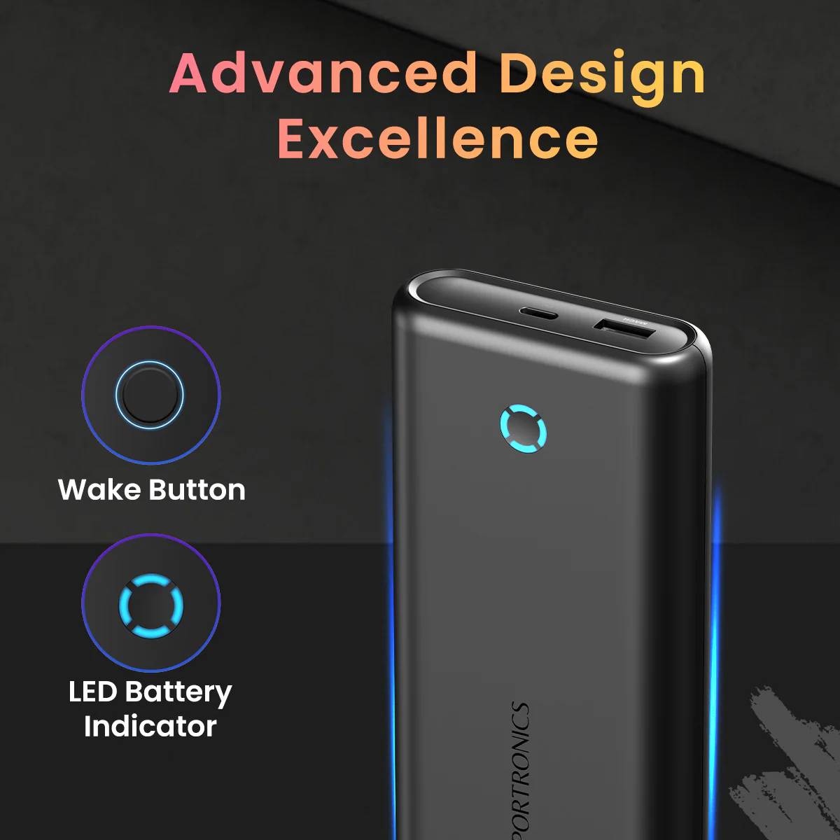 PowerPod 20K: Fast Charging Power Bank | Universal Compatibility & Travel-Friendly Design