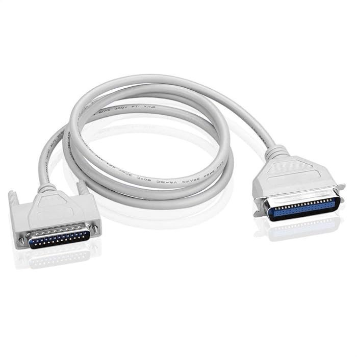 LPT DB25 Male to 36-Pin Parallel Printer Cable for Dot Matrix & Inkjet Printers