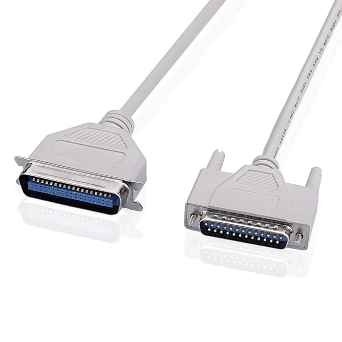 LPT DB25 Male to 36-Pin Parallel Printer Cable for Dot Matrix & Inkjet Printers