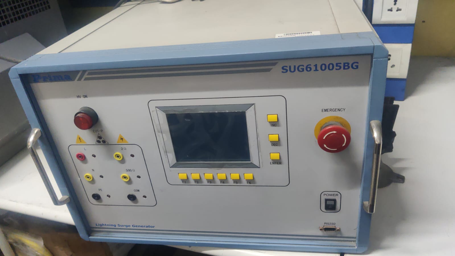 Lightning Surge Generator SUG61005BG EMC testing Output voltage 0-6kv