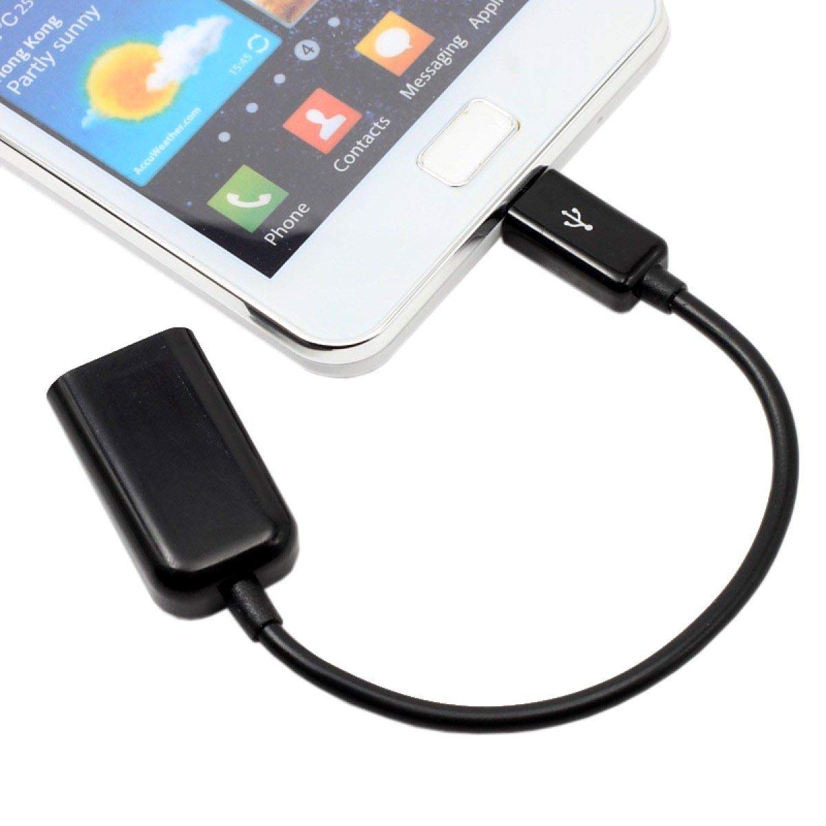 USB OTG Cable, Adapter, Connector, Fast Charging, Data Transfer, Compatible with Laptops, Tablets, Smartphone and Chargers