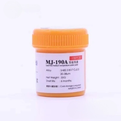 MJ-190A Reballing Solder Paste - 190°C, 35g for Precision Repairs