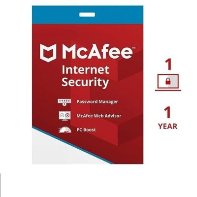 McAfee Internet Security – 1 PC, 1 Year Product Key (Email Delivery)