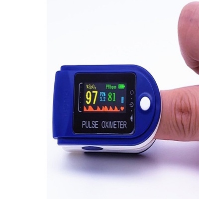 Mini Fingertip Oximeter | SpO2, Heart Rate & PI Monitor with Auto Graph Display | FSA/HSA Eligible