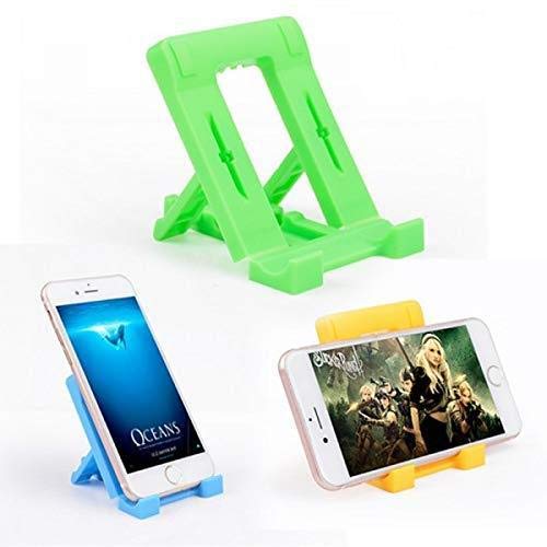 Mobile Holder Stand with 4 Step Adjustable, Foldable Design for Phones and Tablets ( Multicolor)