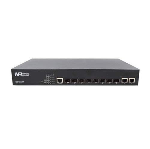 NPORT 8-Port N1-9802W 100/1000Mbps SPF and 2-Port 10/100/1000MPBS RJ-45 L2 Managed Switch