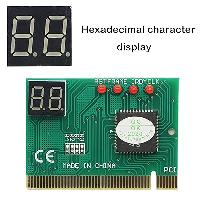 PC Diagnostic 2-Digit Card ,PCI Motherboard Tester and Debug Analyzer for Desktop PC