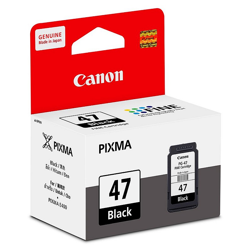 Canon PIXMA PG 47 Ink Cartridge Compatible with Canon Printer (Black)