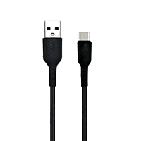 Champion USB to Type-C 3Amp Data Sync & Charging Cable PVC 1M for all Android & Type-C Devices (Black)