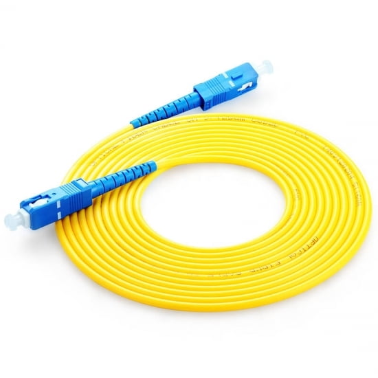 SC to SC Simplex Single Mode Optical Fiber Patch Cord Cable, FTTH jumper cable For LAN, WAN, and FTT Modules ,10M