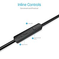Portronics Conch 204 In-Ear Headphones with Mic, Noise Isolation, Bass, Comfortable Fit (BLACK) Portronics Conch 204 In-Ear Headphones with Mic, Noise Isolation, Bass, Comfortable Fit (BLACK)