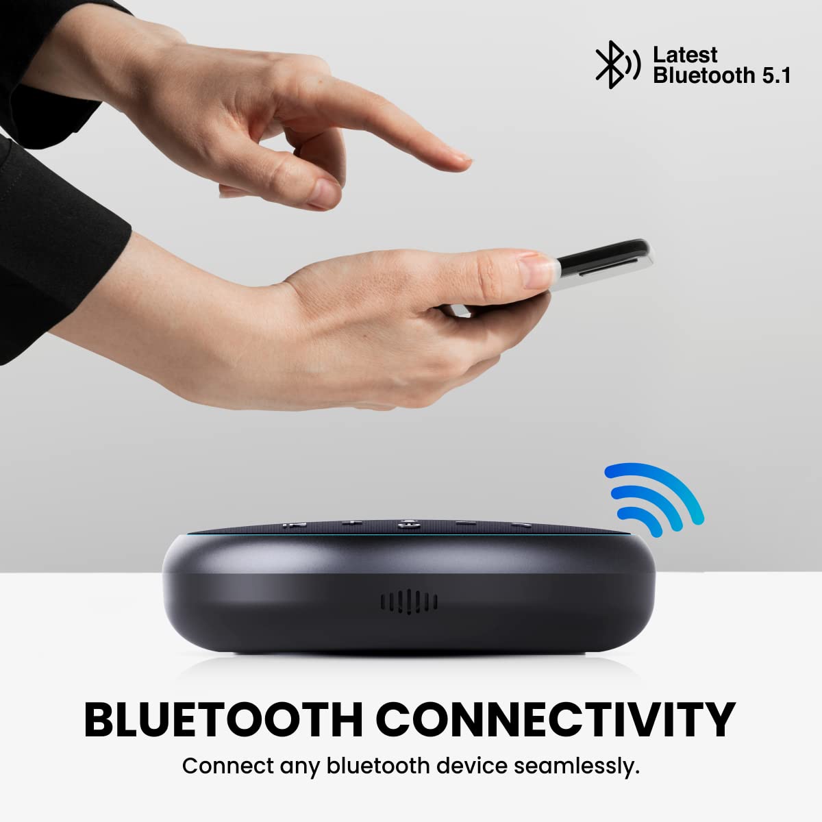 360 Voice Coverage | 3 Mics For Superior Voice Pick Up | Bluetooth 5.1