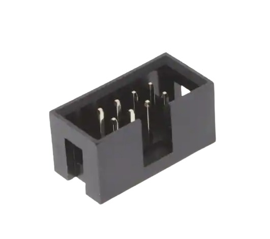 PCB Mounted Dual Row Straight Male Shrouded Box Header – Ideal for IDC Connector and PCB Applications