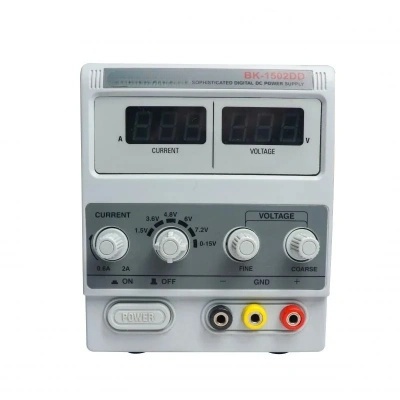 1502Dd Regulated DC Power Supply | 15V 2.1A Digital LED Display | Stable Voltage for Electronics Testing & Circuit Repair