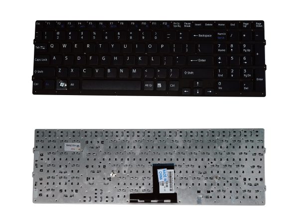 Laptop Keyboard for Sony VAIO VPC-EC Series(Black)