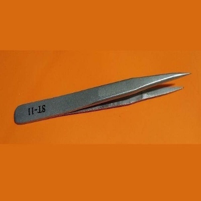 ST-11 Stainless Steel Precision Tweezer for Mobile Phone Repair